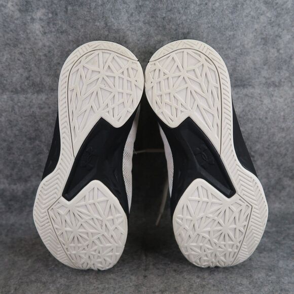 Under Armour Shoes Womens 8 Athletic Trainers Basketball Sports Active White Mid - Picture 12 of 16